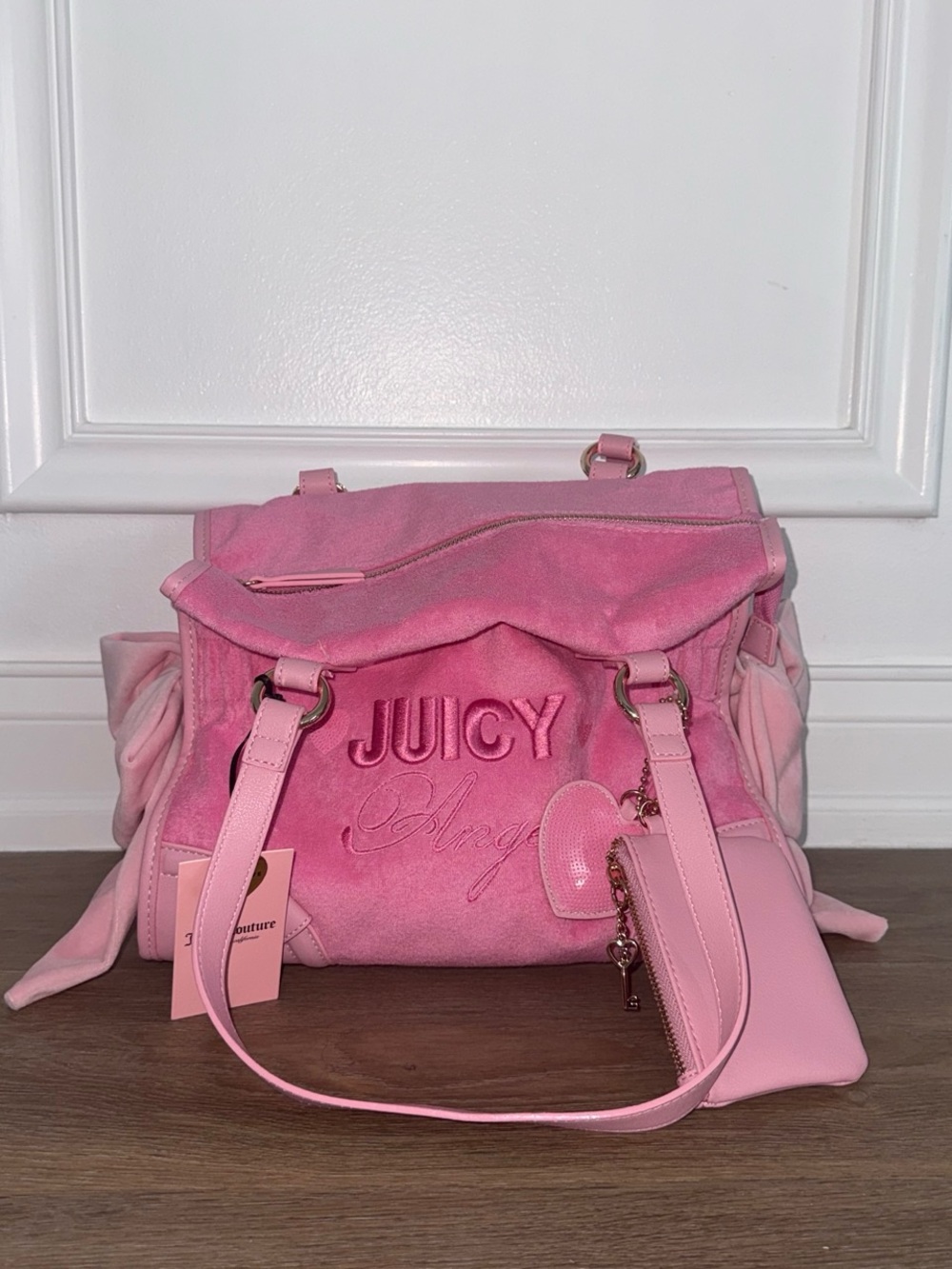 Juicy Couture Juicy Angel Velour Tote Bag